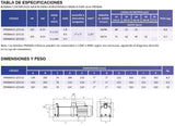 PRISMA 15-2/1115 MOTOBOMBA MARCA ESPA DE 1/2HP 115 VOLTS 1 FASE 1"X1"