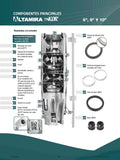 KOR6 R300-25 BOMBA SUMERGIBLE ALTAMIRA 30HP DESC 3" NEMA 6
