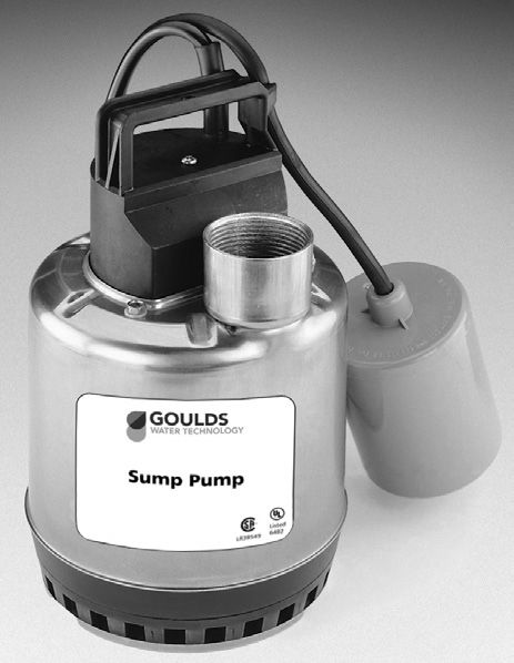 LSP0712AF 3/4HP 1F 115V BOMBA DE SUMIDERO SUMERGIBLE GOULDS